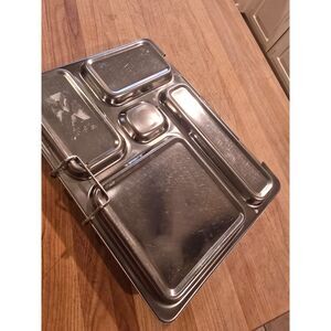 Planet Box Rover Stainless Steel Lunch Box 5 Compartments Toxic free No Lead BPA